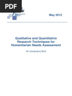 Qualitative and Quantitative Research Techniques PDF