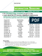 CPT Seminar Schedule