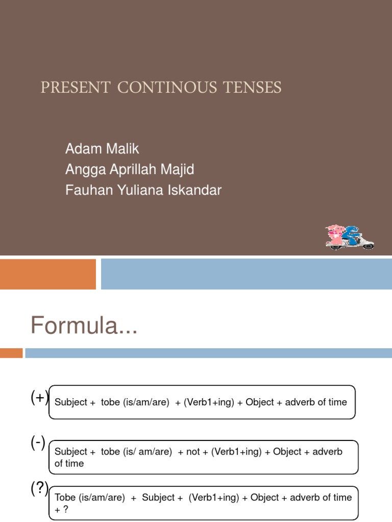 Present Continous Tenses | PDF