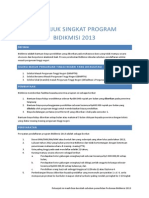 Petunjuk Singkat Program Bidikmisi 2013