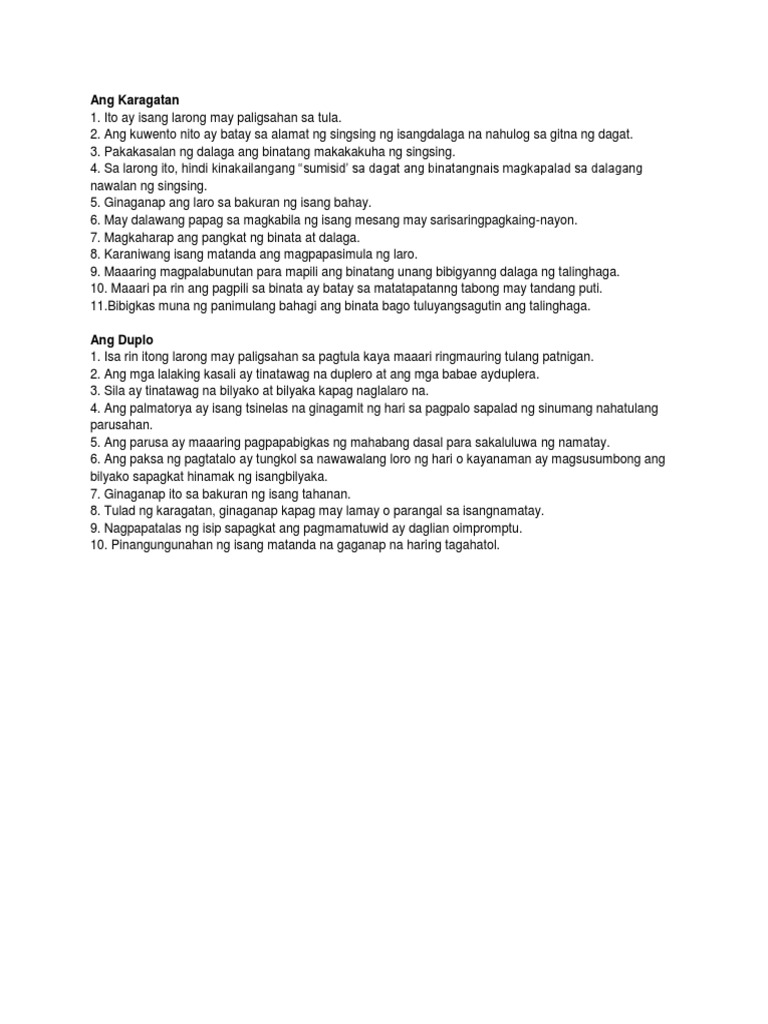 Ang Karagatan | PDF