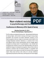 Conference in Memory of Dr. Eyad el Sarraj