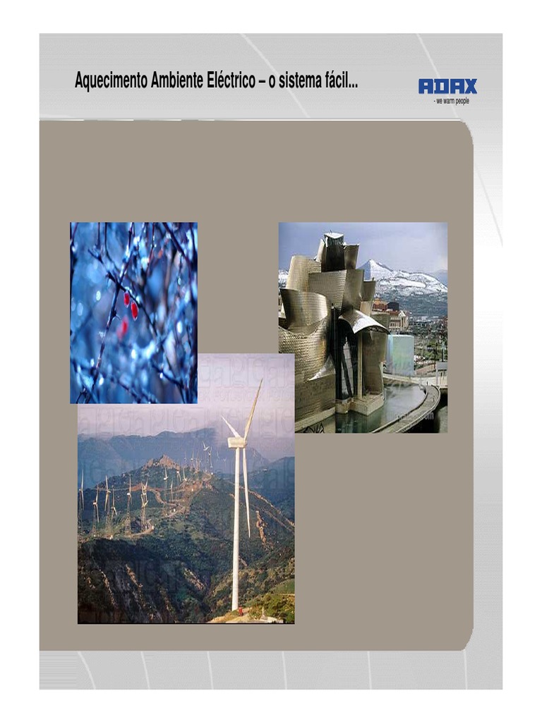 ADAX PowerPoint (Heating Portugal Português PDF PDF Calor Temperatura