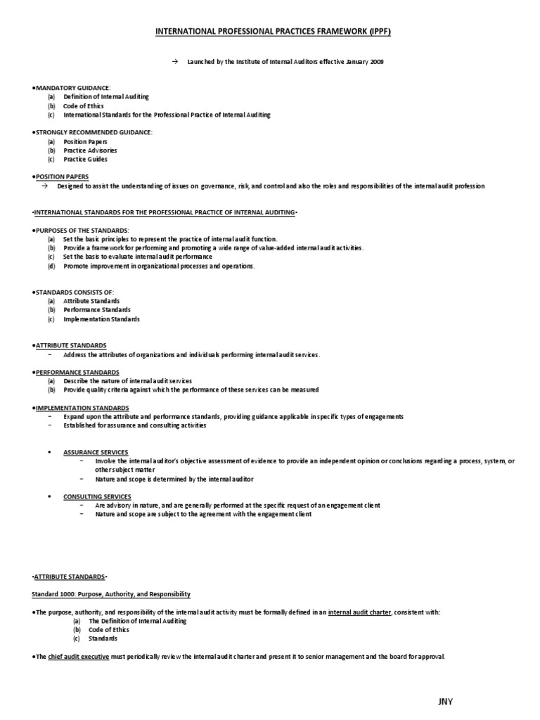 International Standards for Internal Auditing | PDF | Internal Audit ...
