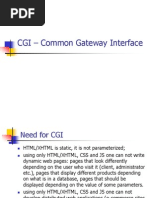 CGI - Common Gateway Interface