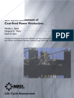 Life Cycle Assessment of Coal Fired Power Plant