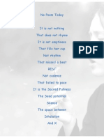 No Poem Today PDF