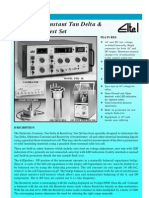 Dielectric Constant Tan Delta & Resistivity Test