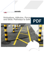 Motivation Attitude Perceptions and Skills Pathways To Safe Work