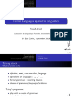 Formal Languages Applied to Linguistics - (Pascal Amsili) [Setembro 2014]