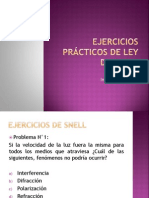 Ejercicios de Snell