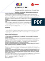 Guía y Plan de Emergencias Uso de Gas Amoniaco Planta de Hielo