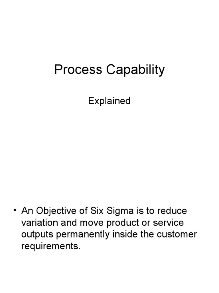 Process Control Explained | PDF | Standard Deviation | Six Sigma