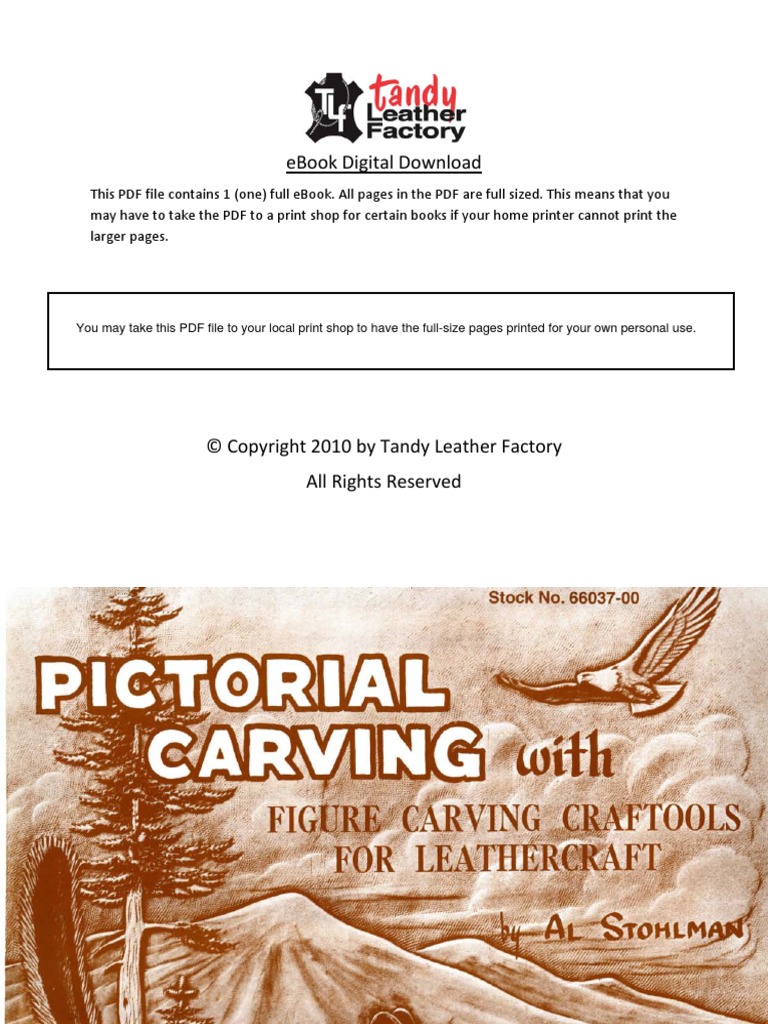 Al Stohlman Pictorial Carving PDF