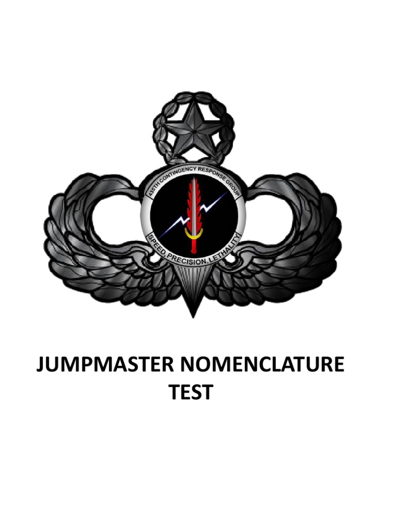 Jumpmaster Nomenclature Test | PDF | Ordinateurs | Technologie et ...