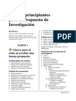 Guía Para Principiantes Para La Propuesta de Investigación