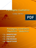 Paradigma Cualitativo