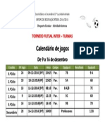 Torneio Inter-Turmas de Futsal