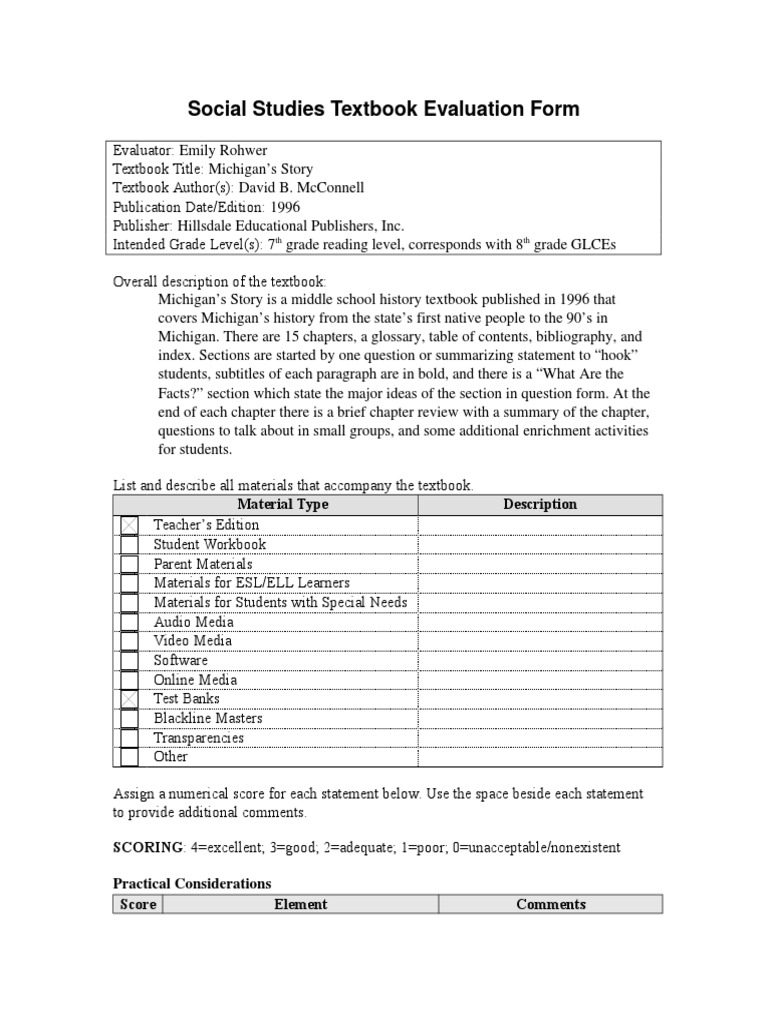 Textbook Evaluation | PDF | Textbook | Educational Assessment