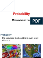 Probability: Mirza Amin Ul Haq