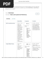 Rubric Profile Essay