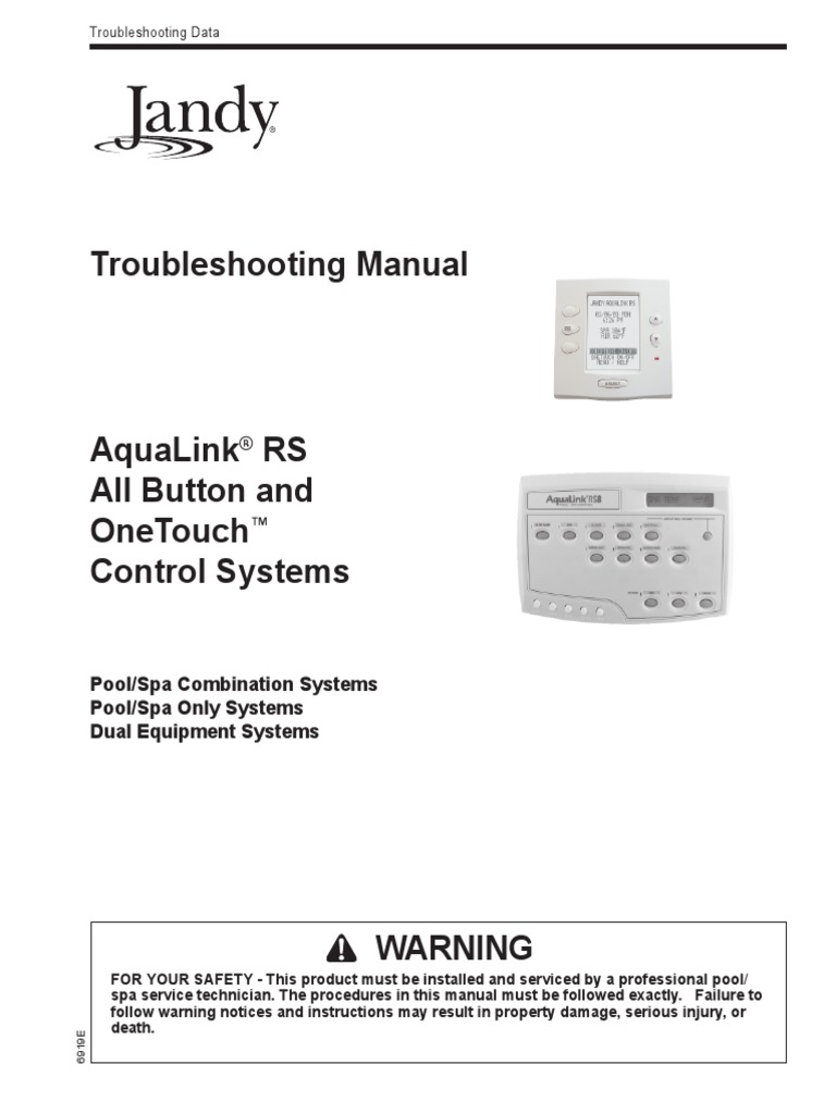 Aqualink Troubleshooting Guide Thermostat Relay