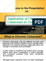 Application of Chromic Colourants in Textiles