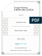 Mantega, E.Cancion de Cuna, FL G.-Pno-Clarón PDF