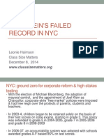 Joel Klein's Record of Failure As NYC Chancellor