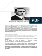 Repercusión de Vygotsky en La Actualidad.