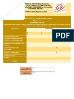 Formato Evaluación