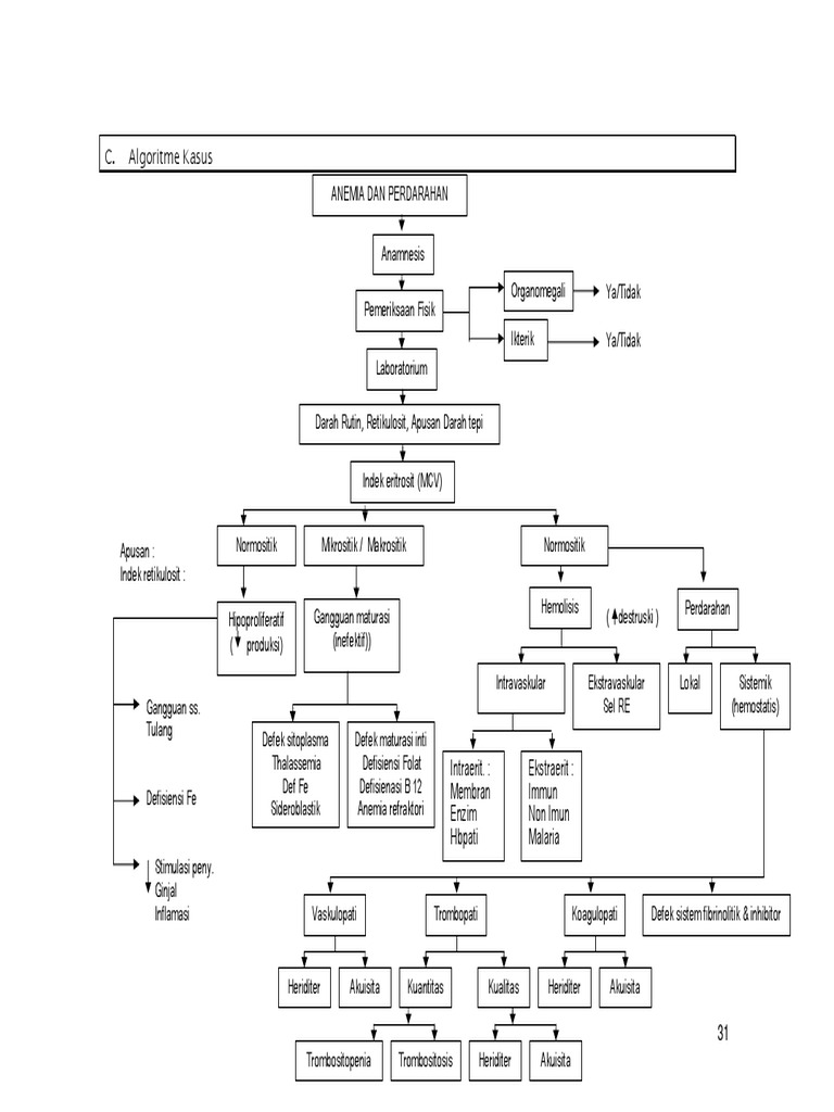 Anemia Diagnostic Flowchart | PDF | Wellness | Science & Mathematics