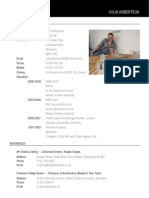 Colin Robertson CV