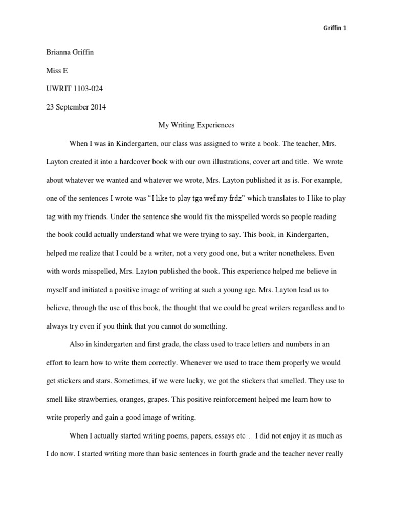 Literacy Narritve - Discovery Draft  PDF  Grammar  Teachers