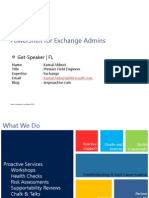 PowerShell For Exchange Admins