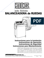 Manual Balanceadora Coats 850 en Esp