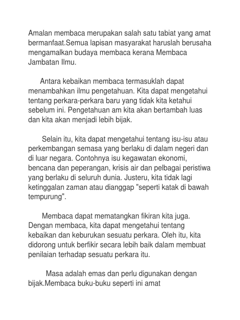 Amalan Membaca Pdf