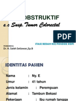 Laporan Kasus Tumor Colon