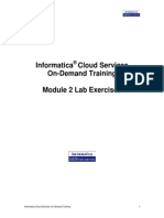 Informatica Cloud Services On-Demand Training Module 2 Lab Exercises