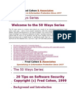 Fred Cohen 50 Ways Series