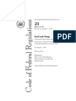 CFR-2001-title21-vol1 FDA PDF