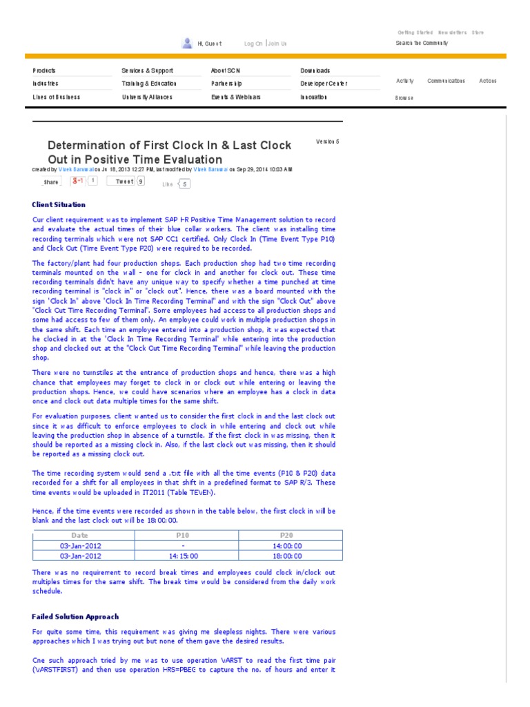 Determination of First C... in & Last Cloc PDF | PDF | Technology ...