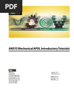 ANSYS Mechanical APDL Introductory Tutorials Huy KLJHLKJHLK