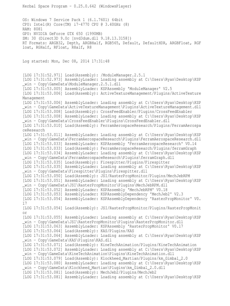 KSP Log | PDF | X86 Architecture | Computer Architecture