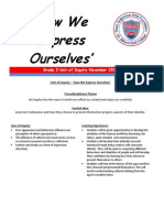 How We Express Ourselves Newsletter English