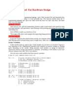 Perl For Hardware Design