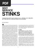 Why Service Stinks