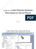 How To Create Distance Between Sites