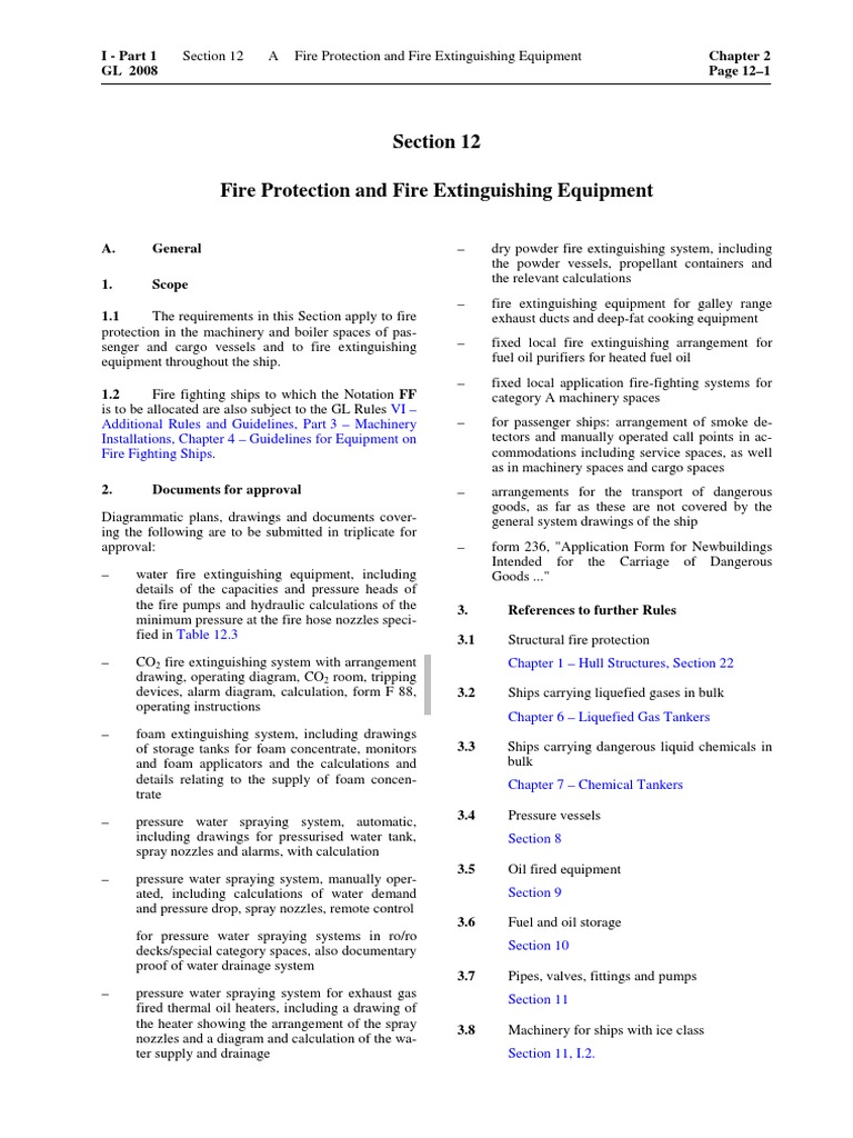 Fire protection equipment and systems | PDF | Oil Tanker | Thermal ...