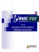 3_Measures of Central Tendency, Dispersion and Skewness